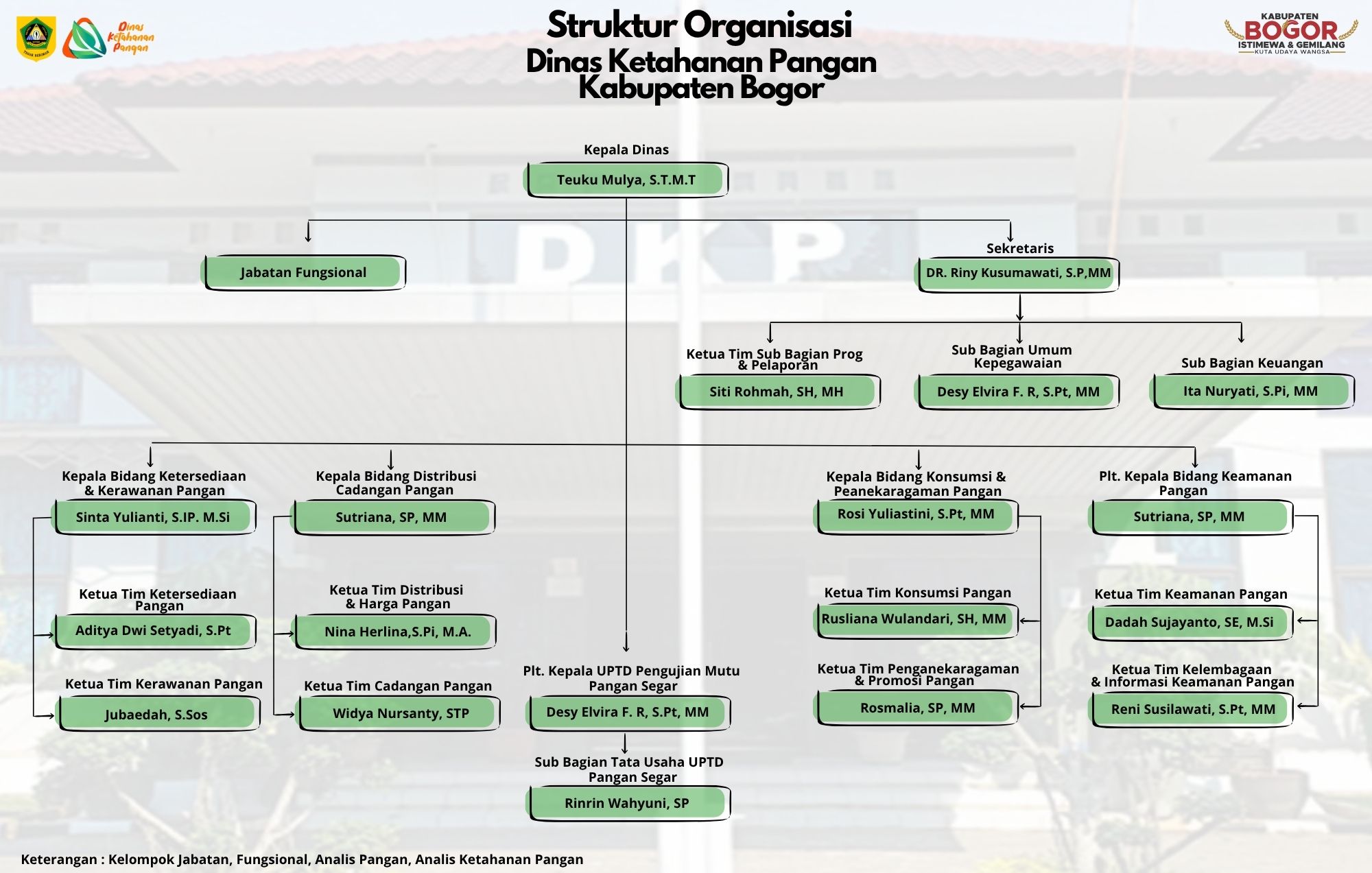Struktur Organisasi Dinas