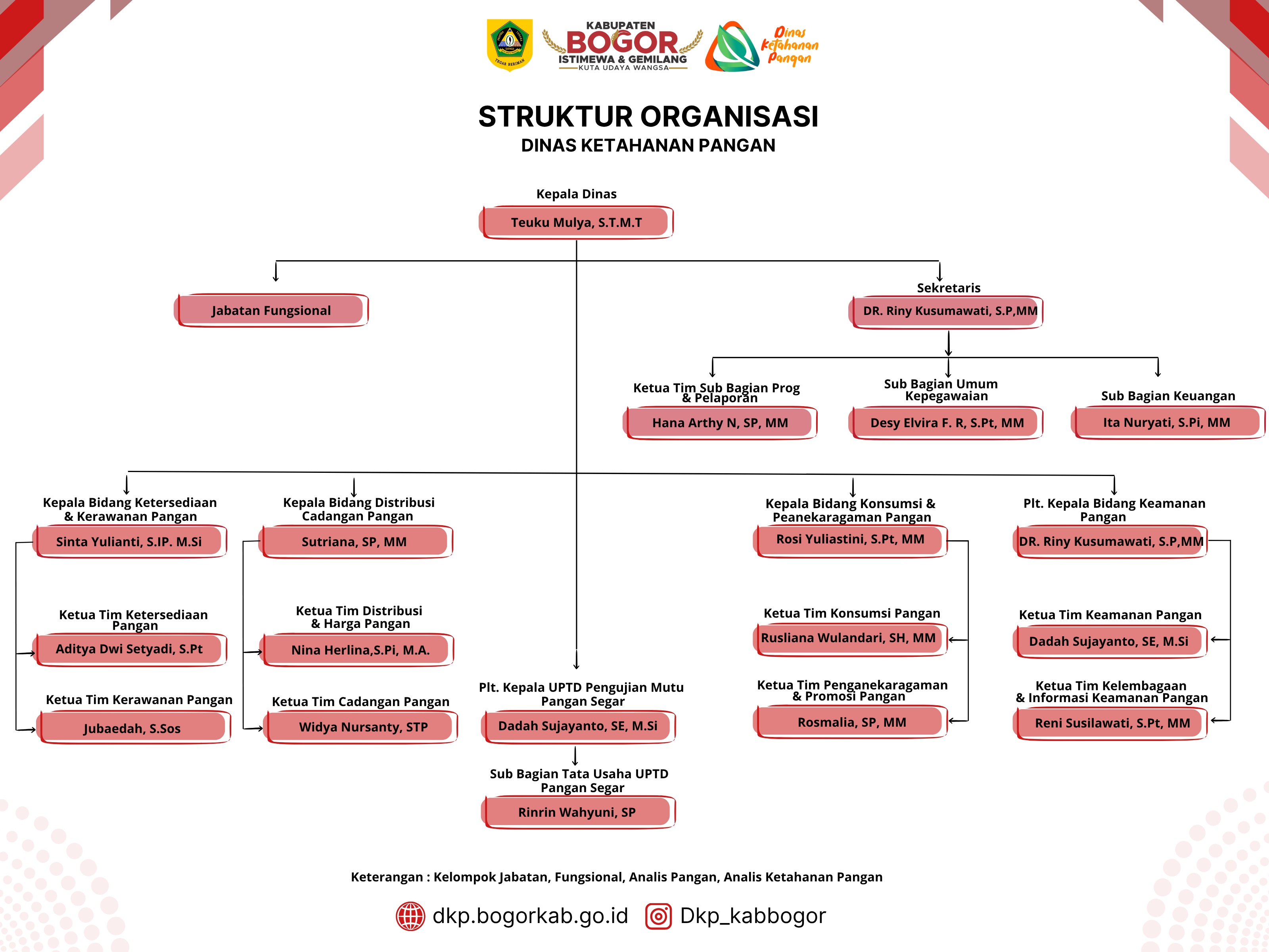 Struktur Organisasi Dinas