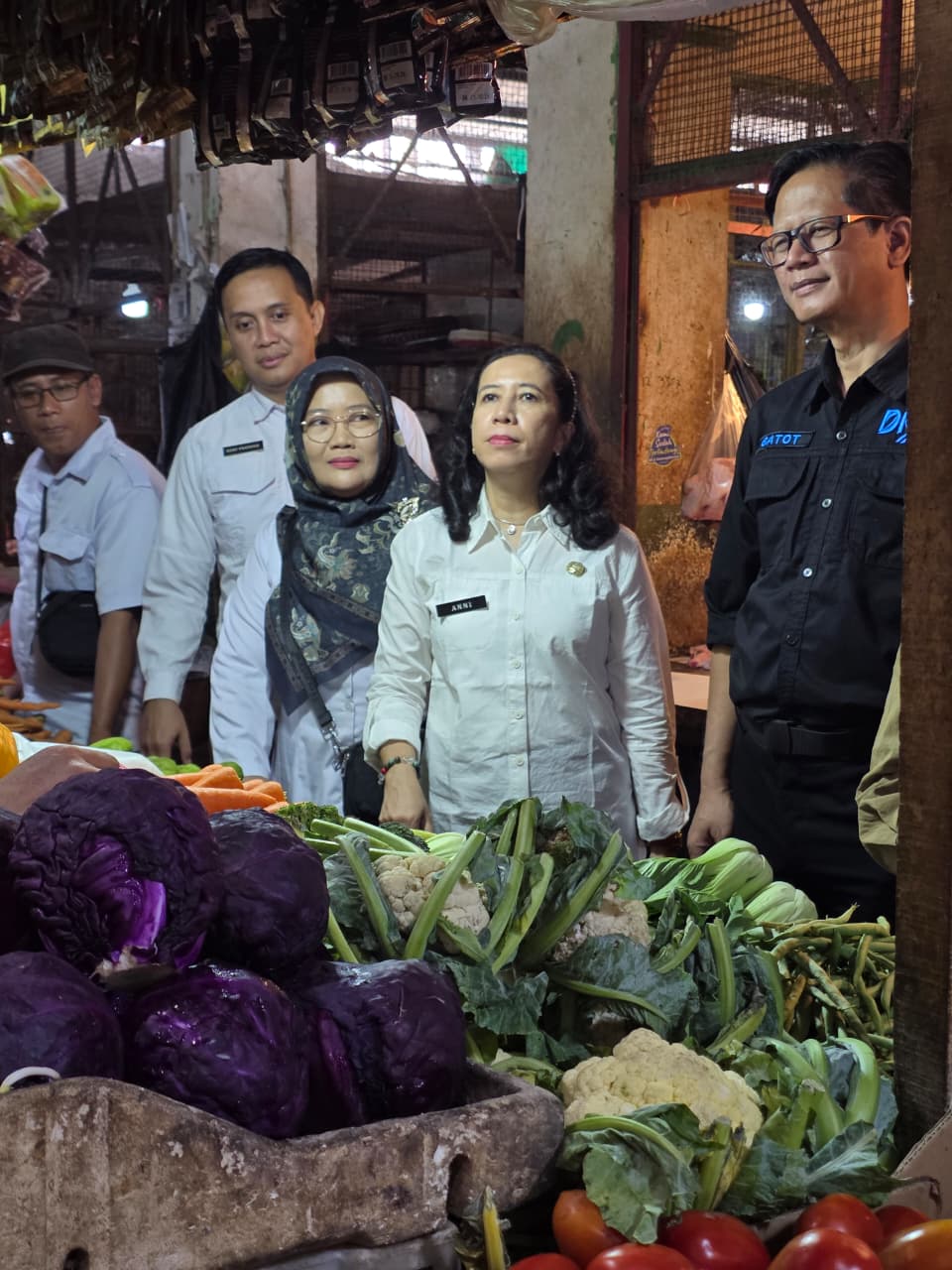 Sinergi Kabupaten Bogor dan Kabupaten Sukabumi Perkuat Pengawasan Keamanan Pangan di Pasar Cigombong