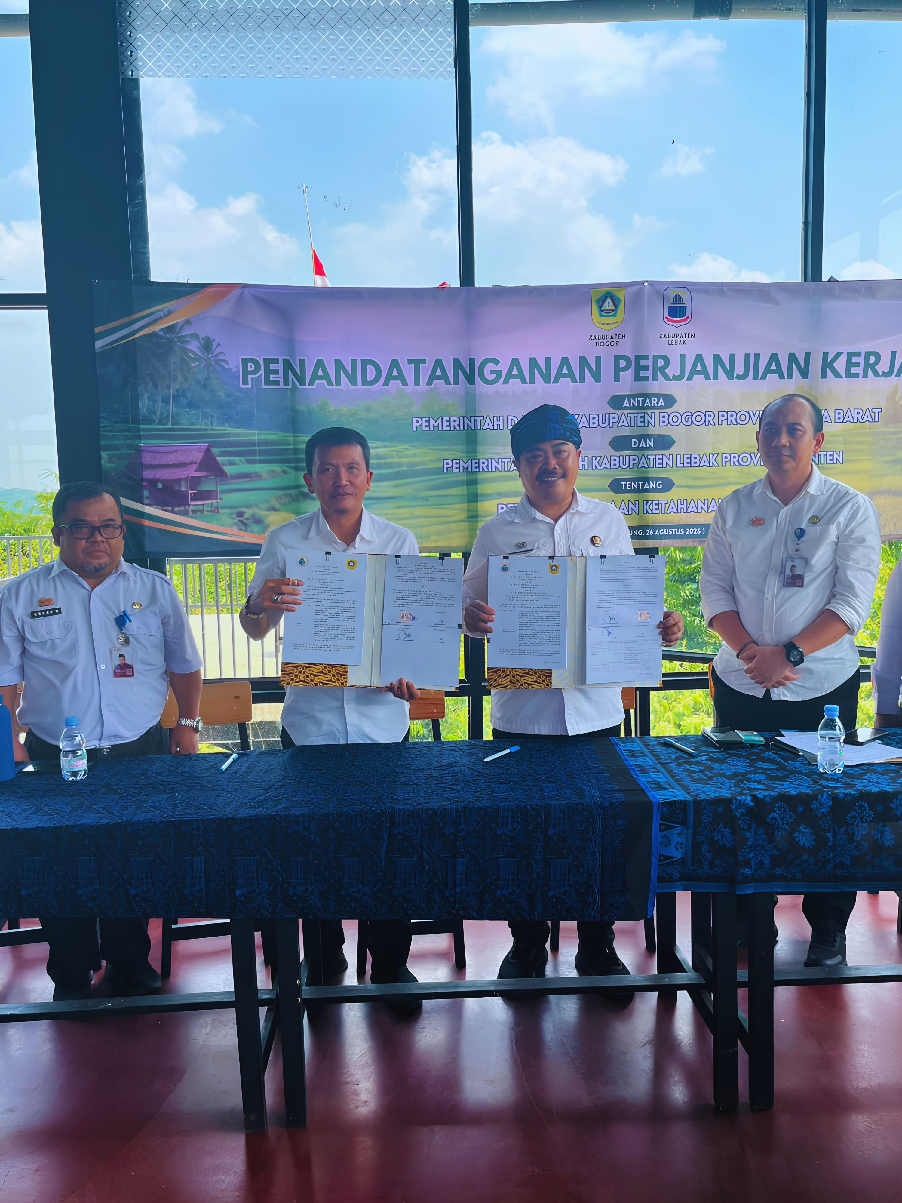 Kabupaten Bogor dan Kabupaten Lebak Perkuat Kerja Sama Keamanan Pangan